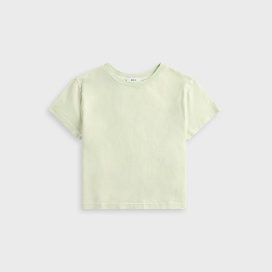 Agolde Adine Shrunken Tee - Mint Cream