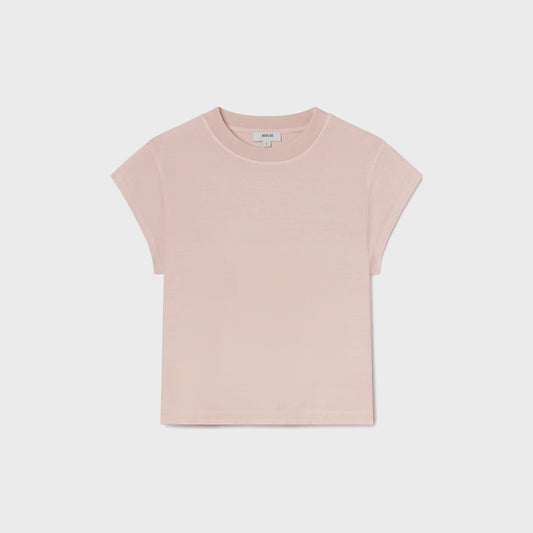 Agolde Bryce Cap Sleeve Tee - Foundation