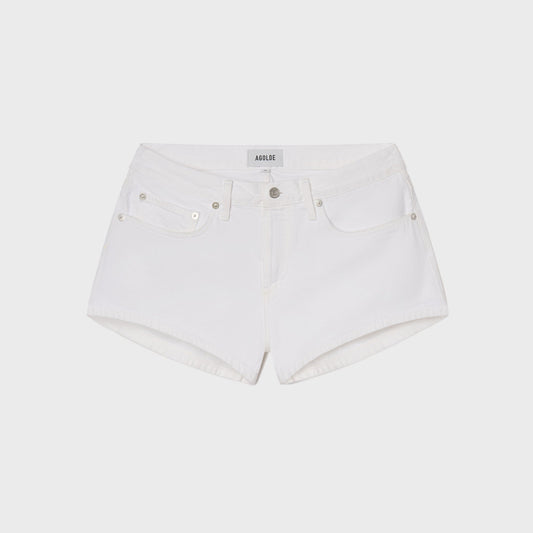 Agolde Low Rise Parker Short - Marshmallow